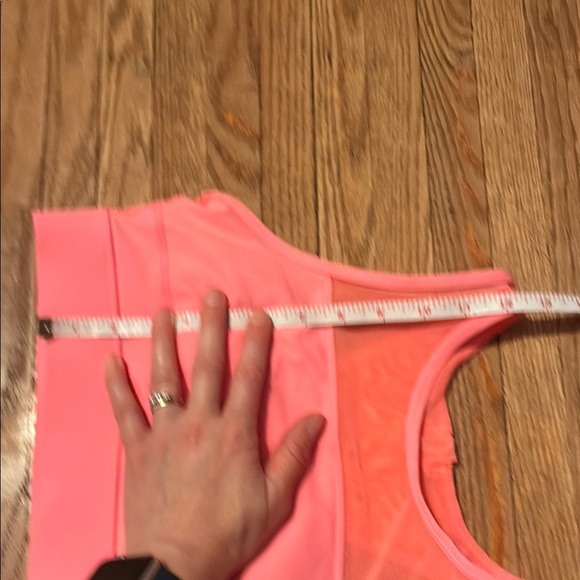 ZYIA Pink Mesh Panel Sports Bra for Intense Workouts - Picture 10 of 11